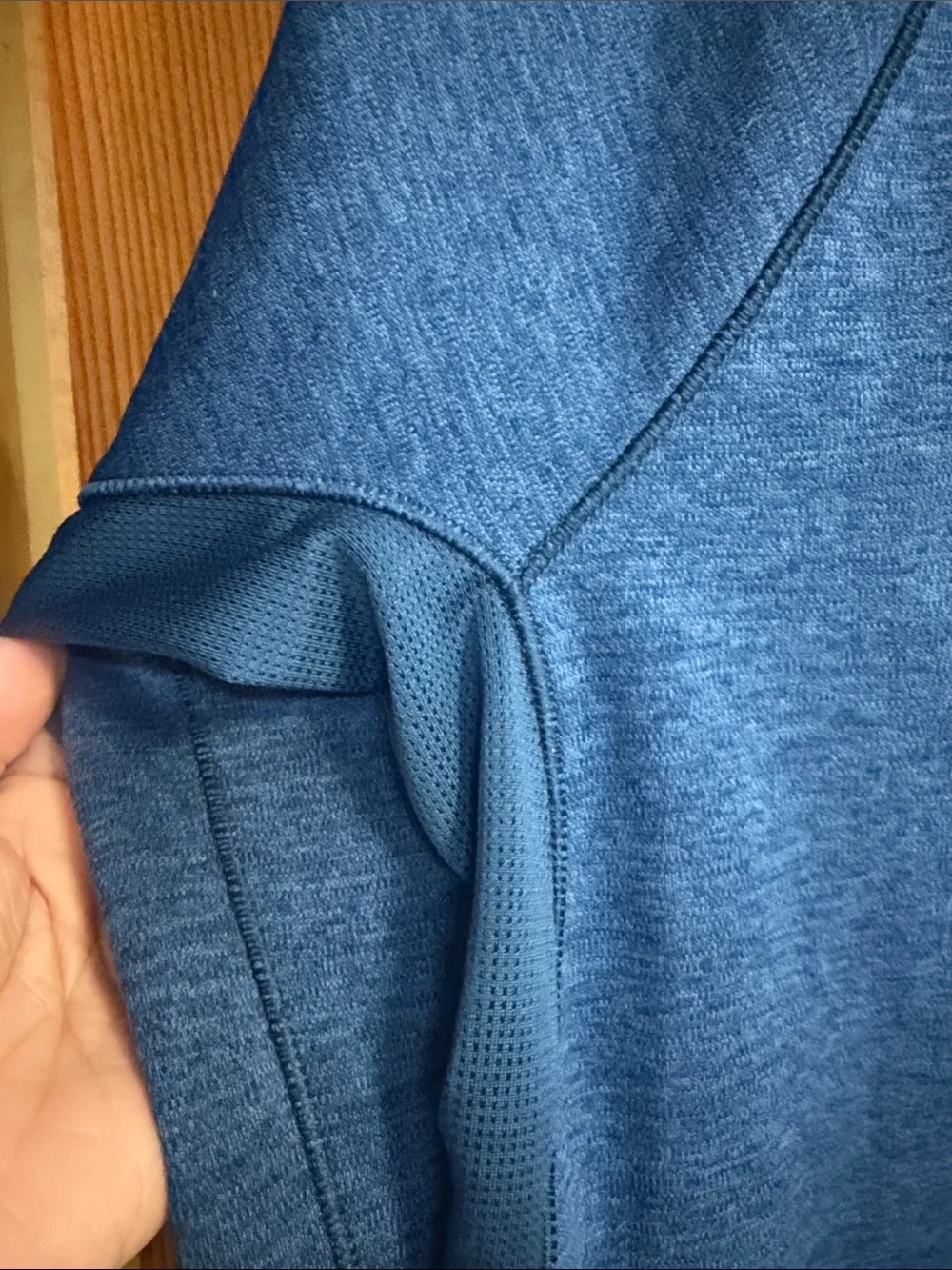 The North Face FlashDry Quarter Zip Pullover Mens Medium Blue